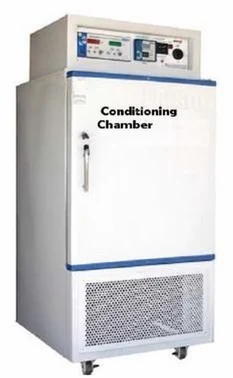 Conditioning chamber with digital controls and lower ventilation grille